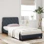 Cama con colchón terciopelo gris oscuro 100x200 cm de vidaXL, Camas y somieres - Ref: Foro24-3208641, Precio: 303,46 €, Descu...