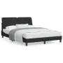 Bett mit schwarzer Samtmatratze 120x200 cm von vidaXL, Betten und Lattenroste - Ref: Foro24-3208648, Preis: 345,27 €, Rabatt: %