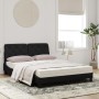 Cama con colchón terciopelo negro 140x200 cm de vidaXL, Camas y somieres - Ref: Foro24-3208660, Precio: 383,99 €, Descuento: %