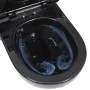 Spülrandloses Wand-WC mit Bidetfunktion aus schwarzer Keramik von vidaXL, Badezimmer - Ref: Foro24-145782, Preis: 210,38 €, R...