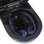 Spülrandloses Wand-WC mit Bidetfunktion aus schwarzer Keramik von vidaXL, Badezimmer - Ref: Foro24-145782, Preis: 198,29 €, R...