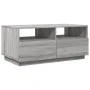 LED-Couchtisch in Sonoma-Grau mit den Maßen 90x49x40 cm. von vidaXL, Couchtisch - Ref: Foro24-839838, Preis: 101,26 €, Rabatt: %
