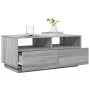 LED-Couchtisch in Sonoma-Grau mit den Maßen 90x49x40 cm. von vidaXL, Couchtisch - Ref: Foro24-839838, Preis: 101,26 €, Rabatt: %