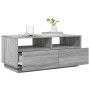 LED-Couchtisch in Sonoma-Grau mit den Maßen 90x49x40 cm. von vidaXL, Couchtisch - Ref: Foro24-839838, Preis: 102,83 €, Rabatt: %