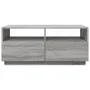 LED-Couchtisch in Sonoma-Grau mit den Maßen 90x49x40 cm. von vidaXL, Couchtisch - Ref: Foro24-839838, Preis: 101,26 €, Rabatt: %