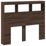 Eichenbraunes LED-Bettkopfteil 100x17x102 cm von vidaXL, Kopf- und Fußteile - Ref: Foro24-839195, Preis: 79,86 €, Rabatt: %