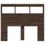 Eichenbraunes LED-Bettkopfteil 100x17x102 cm von vidaXL, Kopf- und Fußteile - Ref: Foro24-839195, Preis: 79,86 €, Rabatt: %