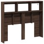 Eichenbraunes LED-Bettkopfteil 100x17x102 cm von vidaXL, Kopf- und Fußteile - Ref: Foro24-839195, Preis: 79,86 €, Rabatt: %