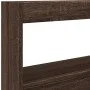 Cabecero de cama con luz LED marrón roble 100x17x102 cm de vidaXL, Cabeceros y pies de cama - Ref: Foro24-839195, Precio: 78,...