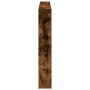 Headboard with LED light smoked oak 160x17x102 cm by vidaXL, Headboards and footboards - Ref: Foro24-839207, Price: 93,79 €, ...