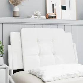 Weißes gepolstertes Bettkopfteil aus Kunstleder, 80 cm von vidaXL, Kopf- und Fußteile - Ref: Foro24-374830, Preis: 26,08 €, R...