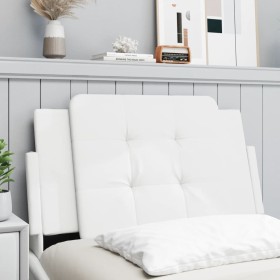 White synthetic leather padded bed headboard 80 cm by vidaXL, Headboards and footboards - Ref: Foro24-374830, Price: 30,89 €,...