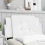 Cabecero de cama acolchado cuero sintético blanco 80 cm de vidaXL, Cabeceros y pies de cama - Ref: Foro24-374830, Precio: 26,...