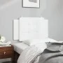 White synthetic leather padded bed headboard 80 cm by vidaXL, Headboards and footboards - Ref: Foro24-374830, Price: 26,08 €,...