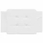 Cabecero de cama acolchado cuero sintético blanco 80 cm de vidaXL, Cabeceros y pies de cama - Ref: Foro24-374830, Precio: 26,...