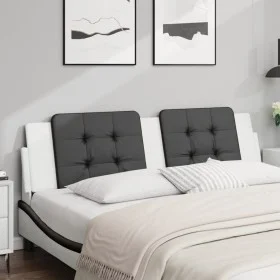 Gepolstertes Kopfteil Kunstleder schwarz weiß 180 cm von vidaXL, Kopf- und Fußteile - Ref: Foro24-374879, Preis: 46,39 €, Rab...