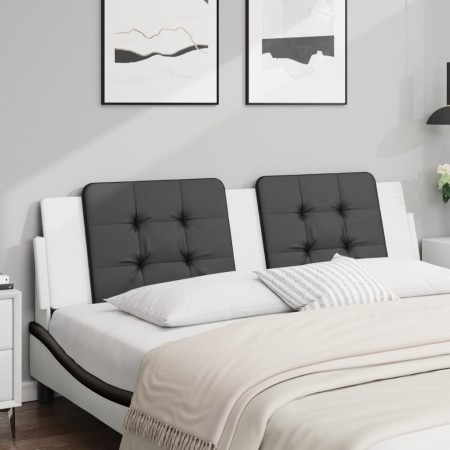Gepolstertes Kopfteil Kunstleder schwarz weiß 180 cm von vidaXL, Kopf- und Fußteile - Ref: Foro24-374879, Preis: 47,12 €, Rab...