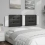 Gepolstertes Kopfteil Kunstleder schwarz weiß 180 cm von vidaXL, Kopf- und Fußteile - Ref: Foro24-374879, Preis: 46,39 €, Rab...