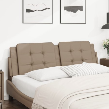 Gepolstertes Bettkopfteil aus Cappuccino-Kunstleder, 160 cm von vidaXL, Kopf- und Fußteile - Ref: Foro24-374870, Preis: 49,37...