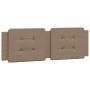 Cappuccino synthetic leather padded bed headboard 160 cm by vidaXL, Headboards and footboards - Ref: Foro24-374870, Price: 48...