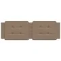 Cappuccino synthetic leather padded bed headboard 160 cm by vidaXL, Headboards and footboards - Ref: Foro24-374870, Price: 48...