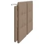 Cappuccino synthetic leather padded bed headboard 160 cm by vidaXL, Headboards and footboards - Ref: Foro24-374870, Price: 48...