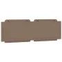 Cappuccino synthetic leather padded bed headboard 160 cm by vidaXL, Headboards and footboards - Ref: Foro24-374870, Price: 48...