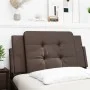 Cabecero de cama acolchado cuero sintético marrón 100 cm de vidaXL, Cabeceros y pies de cama - Ref: Foro24-374845, Precio: 26...