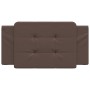 Cabecero de cama acolchado cuero sintético marrón 100 cm de vidaXL, Cabeceros y pies de cama - Ref: Foro24-374845, Precio: 26...