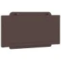 Cabecero de cama acolchado cuero sintético marrón 100 cm de vidaXL, Cabeceros y pies de cama - Ref: Foro24-374845, Precio: 26...