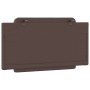 Cabecero de cama acolchado cuero sintético marrón 100 cm de vidaXL, Cabeceros y pies de cama - Ref: Foro24-374845, Precio: 26...