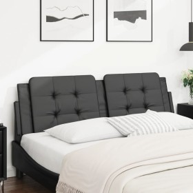 Gepolstertes Bettkopfteil aus schwarzem Kunstleder, 160 cm von vidaXL, Kopf- und Fußteile - Ref: Foro24-374866, Preis: 47,83 ...