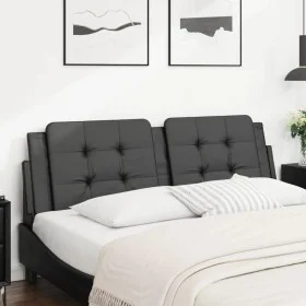 Gepolstertes Bettkopfteil aus schwarzem Kunstleder, 160 cm von vidaXL, Kopf- und Fußteile - Ref: Foro24-374866, Preis: 44,08 ...