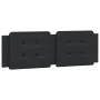 Cabecero de cama acolchado cuero sintético negro 160 cm de vidaXL, Cabeceros y pies de cama - Ref: Foro24-374866, Precio: 46,...