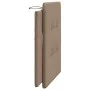 Cabecero de cama acolchado cuero sintético capuchino 100 cm de vidaXL, Cabeceros y pies de cama - Ref: Foro24-374847, Precio:...