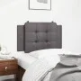 Gepolstertes Bettkopfteil aus grauem Kunstleder, 90 cm von vidaXL, Kopf- und Fußteile - Ref: Foro24-374839, Preis: 30,83 €, R...
