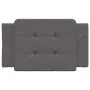 Cabecero de cama acolchado cuero sintético gris 90 cm de vidaXL, Cabeceros y pies de cama - Ref: Foro24-374839, Precio: 30,83...