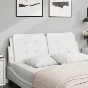 Weißes gepolstertes Bettkopfteil aus Kunstleder, 120 cm von vidaXL, Kopf- und Fußteile - Ref: Foro24-374851, Preis: 42,35 €, ...