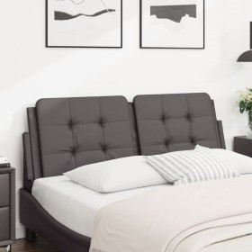 Gepolstertes Bettkopfteil aus grauem Kunstleder, 120 cm von vidaXL, Kopf- und Fußteile - Ref: Foro24-374853, Preis: 38,61 €, ...