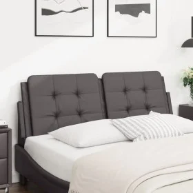 Gepolstertes Bettkopfteil aus grauem Kunstleder, 120 cm von vidaXL, Kopf- und Fußteile - Ref: Foro24-374853, Preis: 38,05 €, ...