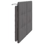 Gepolstertes Bettkopfteil aus grauem Kunstleder, 120 cm von vidaXL, Kopf- und Fußteile - Ref: Foro24-374853, Preis: 38,61 €, ...