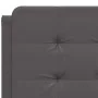 Cabecero de cama acolchado cuero sintético gris 120 cm de vidaXL, Cabeceros y pies de cama - Ref: Foro24-374853, Precio: 38,0...
