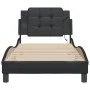 Bed frame with LED lights black synthetic leather 80x200 cm by vidaXL, Beds and slatted bases - Ref: Foro24-3214068, Price: 1...
