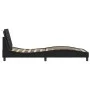 Bed frame with LED lights black synthetic leather 80x200 cm by vidaXL, Beds and slatted bases - Ref: Foro24-3214068, Price: 1...