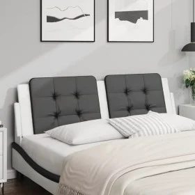 Gepolstertes Kopfteil Kunstleder schwarz weiß 160 cm von vidaXL, Kopf- und Fußteile - Ref: Foro24-374872, Preis: 44,70 €, Rab...