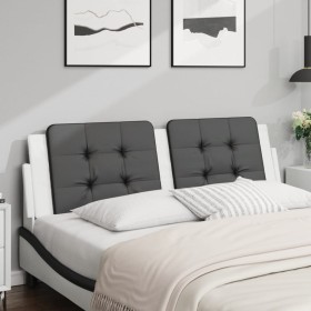 Gepolstertes Kopfteil Kunstleder schwarz weiß 160 cm von vidaXL, Kopf- und Fußteile - Ref: Foro24-374872, Preis: 46,31 €, Rab...