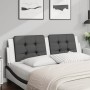 Gepolstertes Kopfteil Kunstleder schwarz weiß 160 cm von vidaXL, Kopf- und Fußteile - Ref: Foro24-374872, Preis: 46,31 €, Rab...
