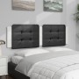Gepolstertes Kopfteil Kunstleder schwarz weiß 160 cm von vidaXL, Kopf- und Fußteile - Ref: Foro24-374872, Preis: 46,31 €, Rab...