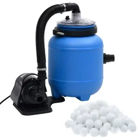 Black and blue pool filter pump 4 m³/h by vidaXL, Pool and spa filters - Ref: Foro24-92293, Price: 181,48 €, Discount: %