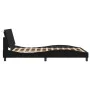 Estructura cama con luces LED cuero sintético negro 120x200 cm de vidaXL, Camas y somieres - Ref: Foro24-3214096, Precio: 183...
